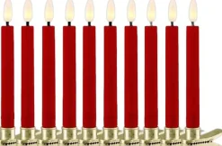 Sirius Juletræspynt<Sille Voks Juletræslys 10 stk