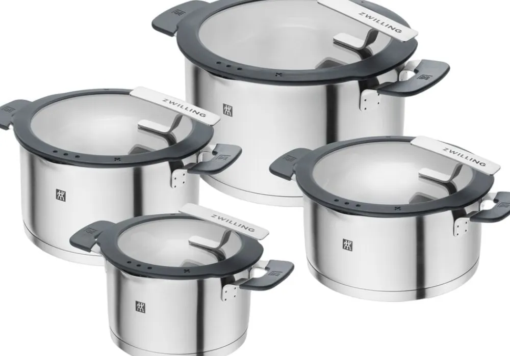 Zwilling Gryder & Pander<Simplify Grydesæt, 4-dele, Rustfrit stål