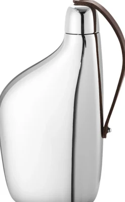 Georg Jensen Karafler & Kander<SKY HIP FLASK STAINLESS STEEL