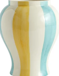 Hay Vaser & Urtepotteskjulere<Sobremesa Stripe Vase-Large-Green a