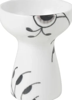 Royal Copenhagen Vaser & Urtepotteskjulere<Sort Mega Riflet Åben Vase, 11 cm