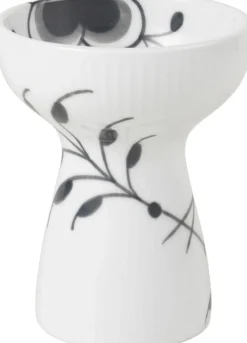 Royal Copenhagen Vaser & Urtepotteskjulere<Sort Mega Riflet Åben Vase, 11 cm