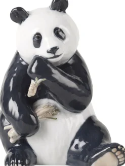 Royal Copenhagen Figurer & Skulpturer<Spisende Panda Figur, 18 cm