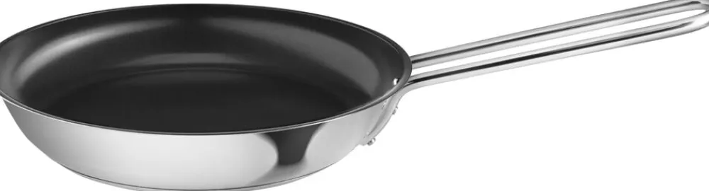 Eva Trio Gryder & Pander<Stainless Steel Stegepande 20 cm med Slip-Let® belægning