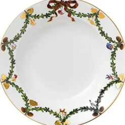 Royal Copenhagen Julestel<Star Fluted Plate Deep 24,5cm