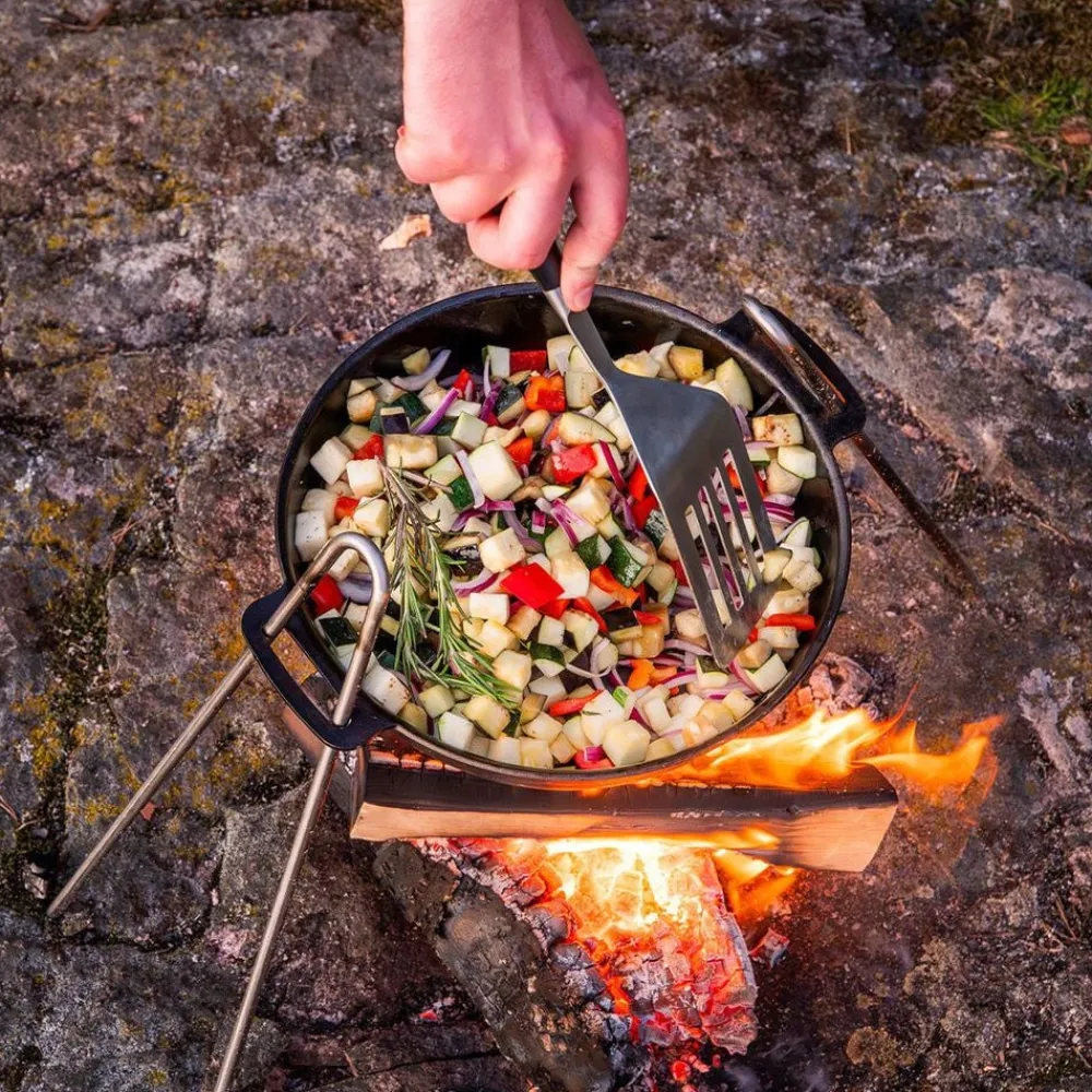 Gastrotools Gryder & Pander<Stegepande – Carbonstål – Dobbelthåndtag