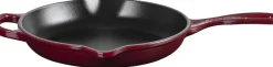 Le Creuset Gryder & Pander<Stegepande støbejern 23cm Garnet