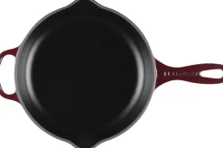 Le Creuset Gryder & Pander<Stegepande støbejern 23cm Garnet