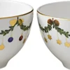 Royal Copenhagen Skåle & Fade|Julestel<Stjerne Riflet Jul 30 cl. konfektskål 2 stk.