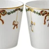 Royal Copenhagen Skåle & Fade|Julestel<Stjerne Riflet Jul 7 cm. skåle 2 stk.