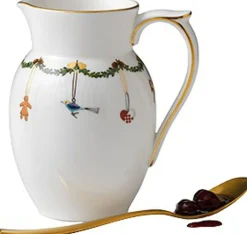 Royal Copenhagen Karafler & Kander|Julestel<Stjerne Riflet Jul 0,9 l. kande
