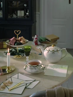 Royal Copenhagen Julestel<Stjerne Riflet Jul 1,2 l. tekande