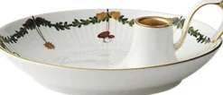 Royal Copenhagen Lys & Lysestager|Julepynt<Stjerne Riflet Jul lysestage