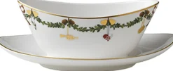Royal Copenhagen Tilbehør Til Bordet|Julestel<Stjerne Riflet Jul sovseskål 43 cl.