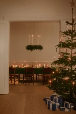 Royal Copenhagen Juletræspynt<Stjerne Riflet OrnamentSæt2stk