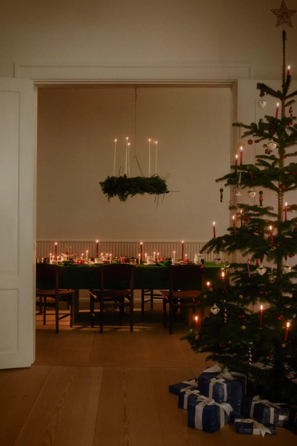 Royal Copenhagen Juletræspynt<Stjerne Riflet OrnamentSæt2stk