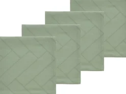 Södahl Tekstiler Til Borddækning<Stofservietter Tiles Hedge green 4 stk.