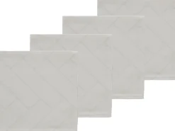 Södahl Tekstiler Til Borddækning<Stofservietter Tiles Light grey 4 stk.