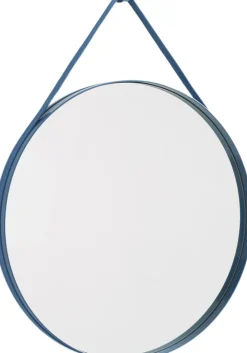 Hay Spejle<Strap Mirror No 2, Ø70 Blue