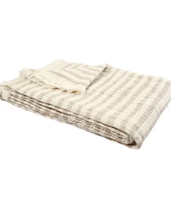 Magasin du Nord Collection Sengetæpper<Stripe throw Beige