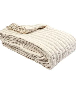 Magasin du Nord Collection Sengetæpper<Stripe throw Beige