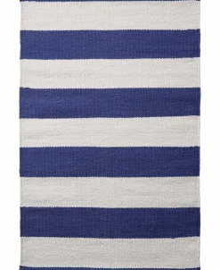 Magasin du Nord Collection Gulvtæpper<stripe/, tæppe Blå-hvid