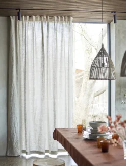 Himla Gardiner<Sunshine Curtain with heading tape Oatmeal