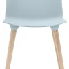 Andersen - Furniture Møbler<TAC Chair plast Iceblue / Oak white pigm. lacquer