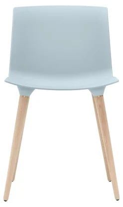 Andersen - Furniture Møbler<TAC Chair plast Iceblue / Oak white pigm. lacquer