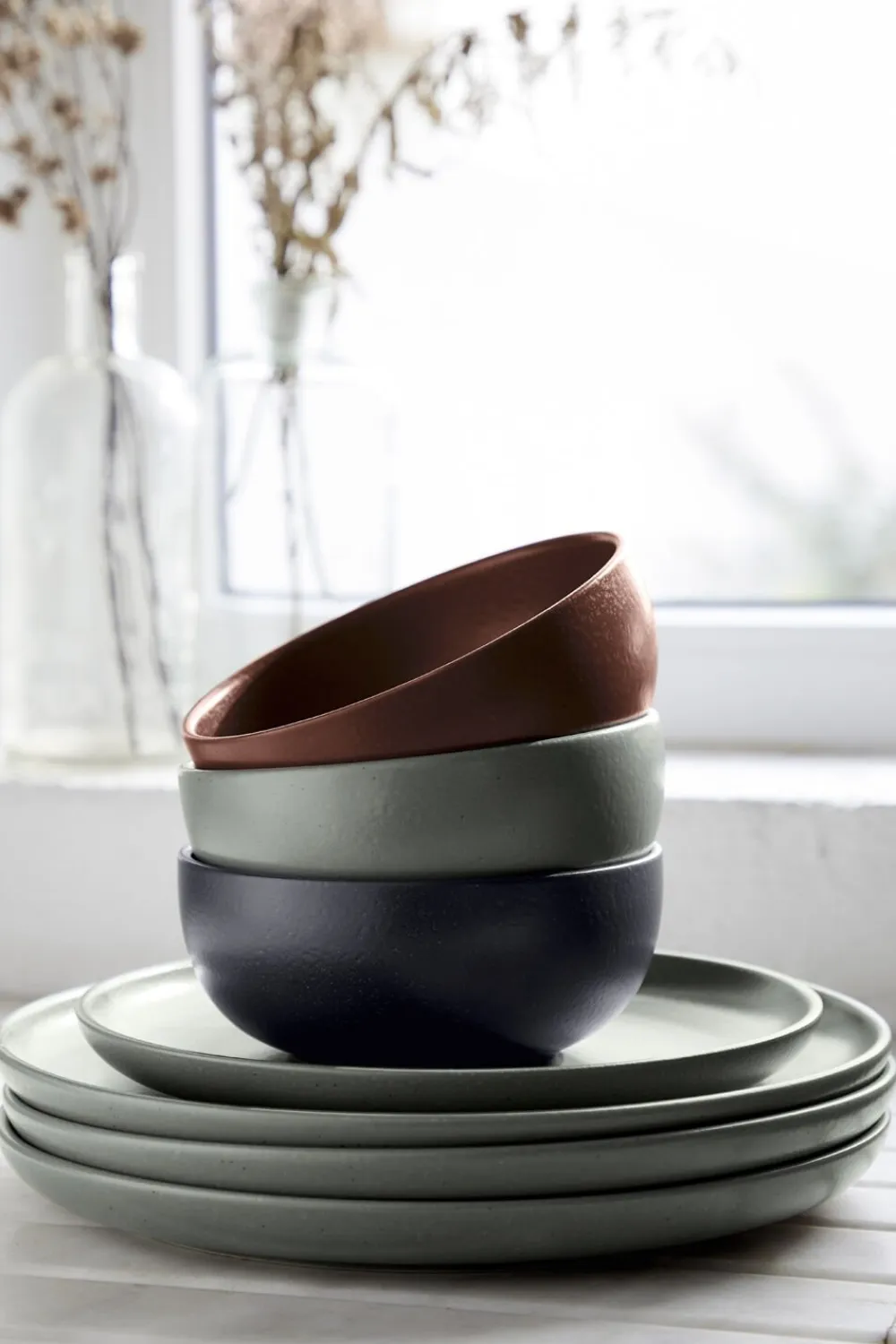 Casafina Tallerkener<Tallerken flad Pacifica 16 cm Seed grey Keramik