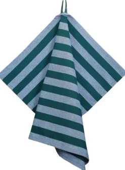 Magasin du Nord Collection Tekstiler Til Køkkenet<Tea Towels 50x70 cm BIRK -Stripe dark green
