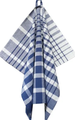 Magasin du Nord Collection Tekstiler Til Køkkenet<Tea Towels 50x70 cm ENZO - Check blue