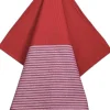 Magasin du Nord Collection Tekstiler Til Køkkenet|Juletekstiler<Tea Towels 50x70 cm MIX Stripe dark red