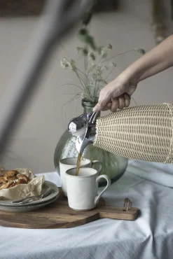 Ib Laursen Kaffe & Te<Termokande natur polyrattan flet