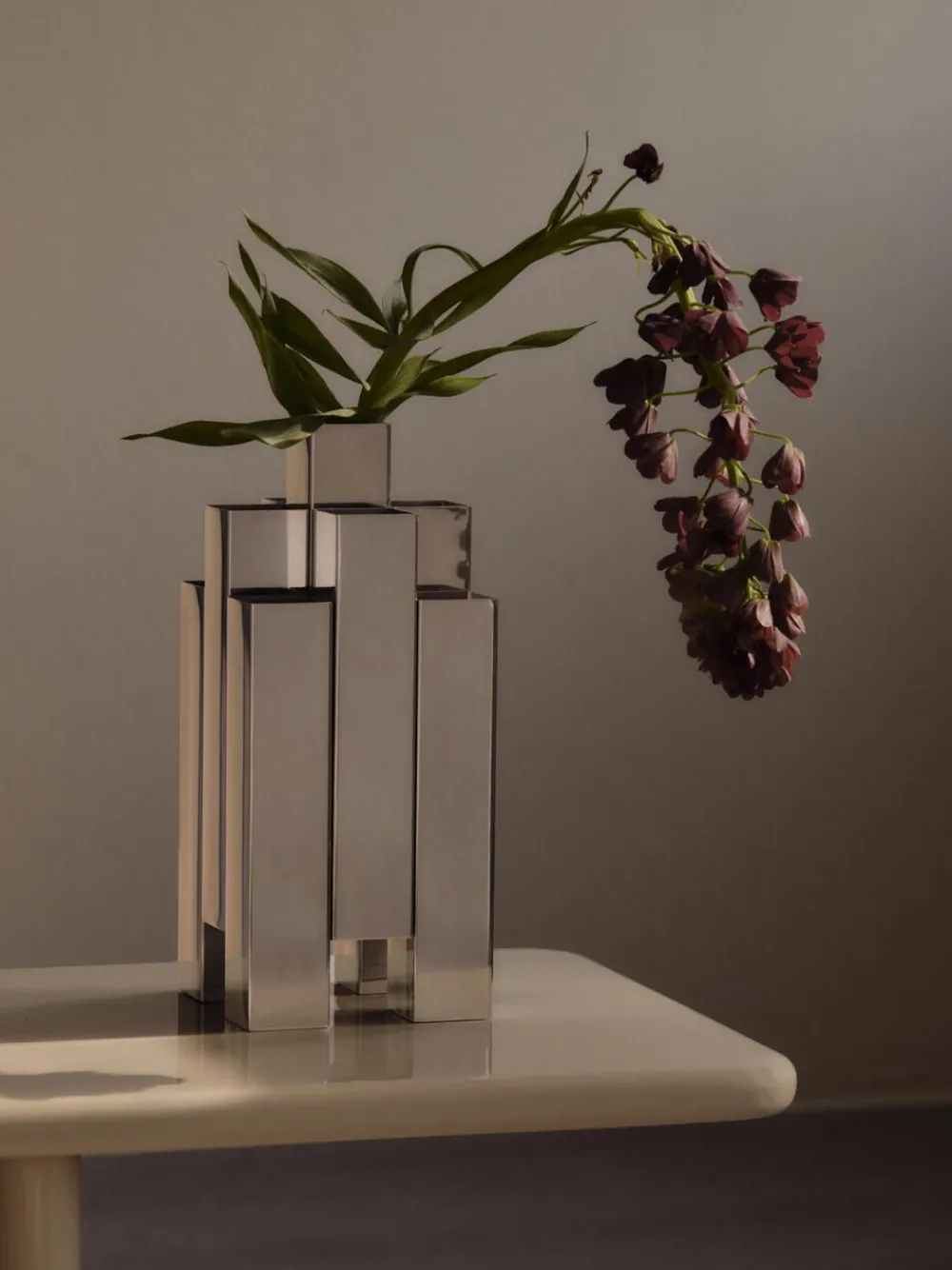 Ferm Living Vaser & Urtepotteskjulere<Tessera Vase - 3x3 - Mirror Polished