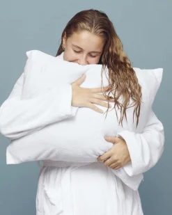 Hairlust Sengetøj & Lagner<Towel Pillowcase, White 60x63/70cm