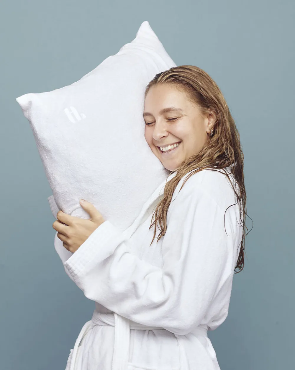 Hairlust Sengetøj & Lagner<Towel Pillowcase, White 60x63/70cm