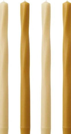 Audo Copenhagen Lys & Lysestager<Twist Tapered Candle, H30, Warm, Se