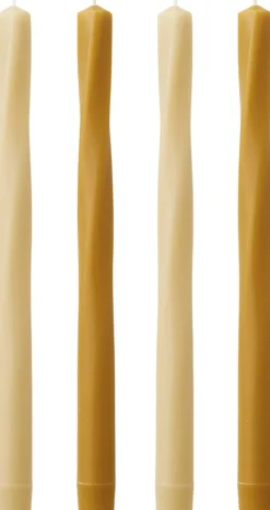 Audo Copenhagen Lys & Lysestager<Twist Tapered Candle, H30, Warm, Se