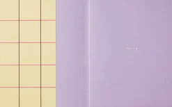 Notem Kontorartikler<UMA Flat Lay Notebook - Large, Yellow check