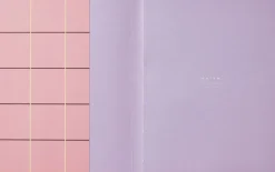 Notem Kontorartikler<UMA Flat Lay Notebook - Large, Rose check