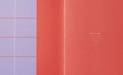 Notem Kontorartikler<UMA Flat Lay Notebook - Medium, Lavender check