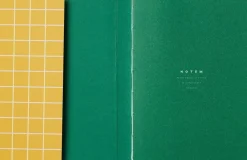Notem Kontorartikler<UMA Flat Lay Notebook - Small, Ochre check