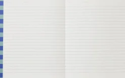 Notem Kontorartikler<UMA Notebook, Flat-Lay - Medium, Blue Stripe