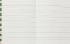 Notem Kontorartikler<UMA Notebook, Flat-Lay - Medium, Green & Rose