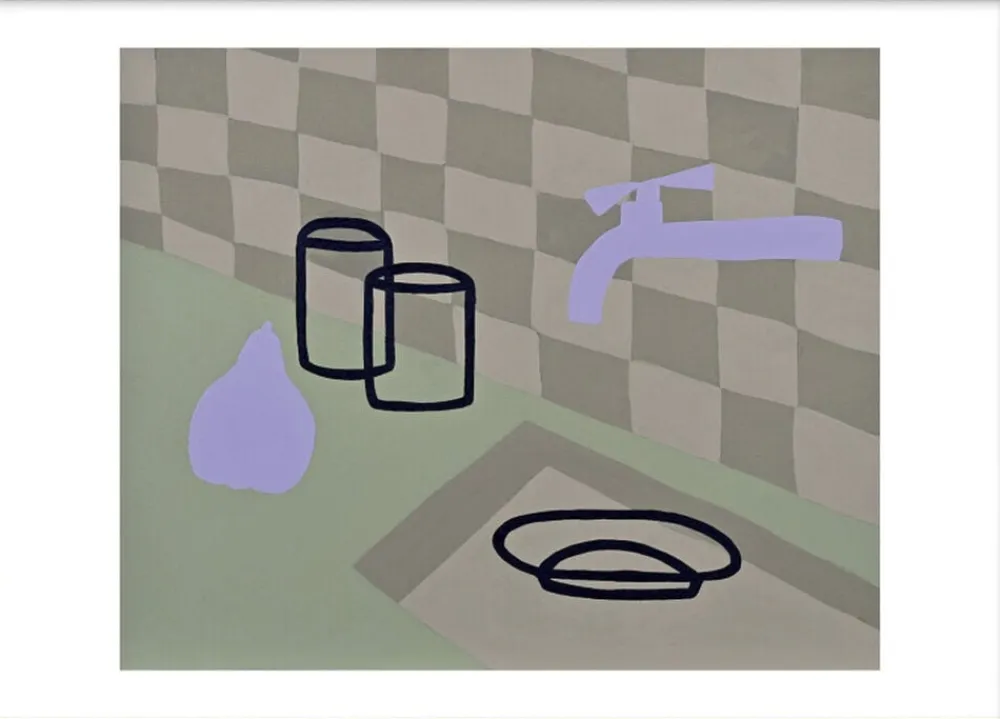 Poster & Frame Plakater & Rammer<Valeryia van der Meer - Quiet Morning in the Kitchen Flerfarvet