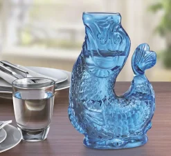 CILIO Køkkenartikler<Vandkaraffel fisk, blå, glas, NEMO
