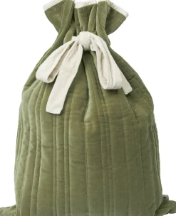 Ferm Living Julepynt<Vari Quilted Sack - Velvet - Khaki