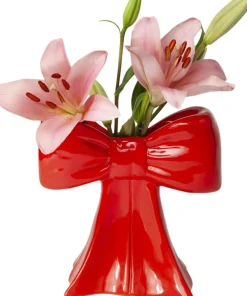 Doiy Vaser & Urtepotteskjulere|Julepynt<Vase - Bow - Red