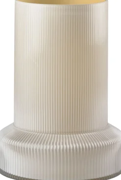 Villa Collection Vaser & Urtepotteskjulere<Vase Hvils D21 x 29 cm Hvid Glas
